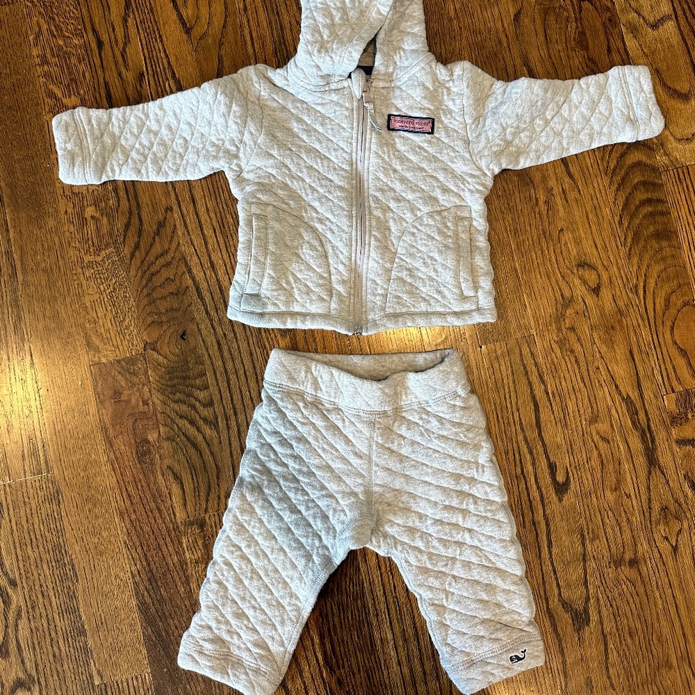 Vineyard Vines Quilted Sweat Set 6-12 M